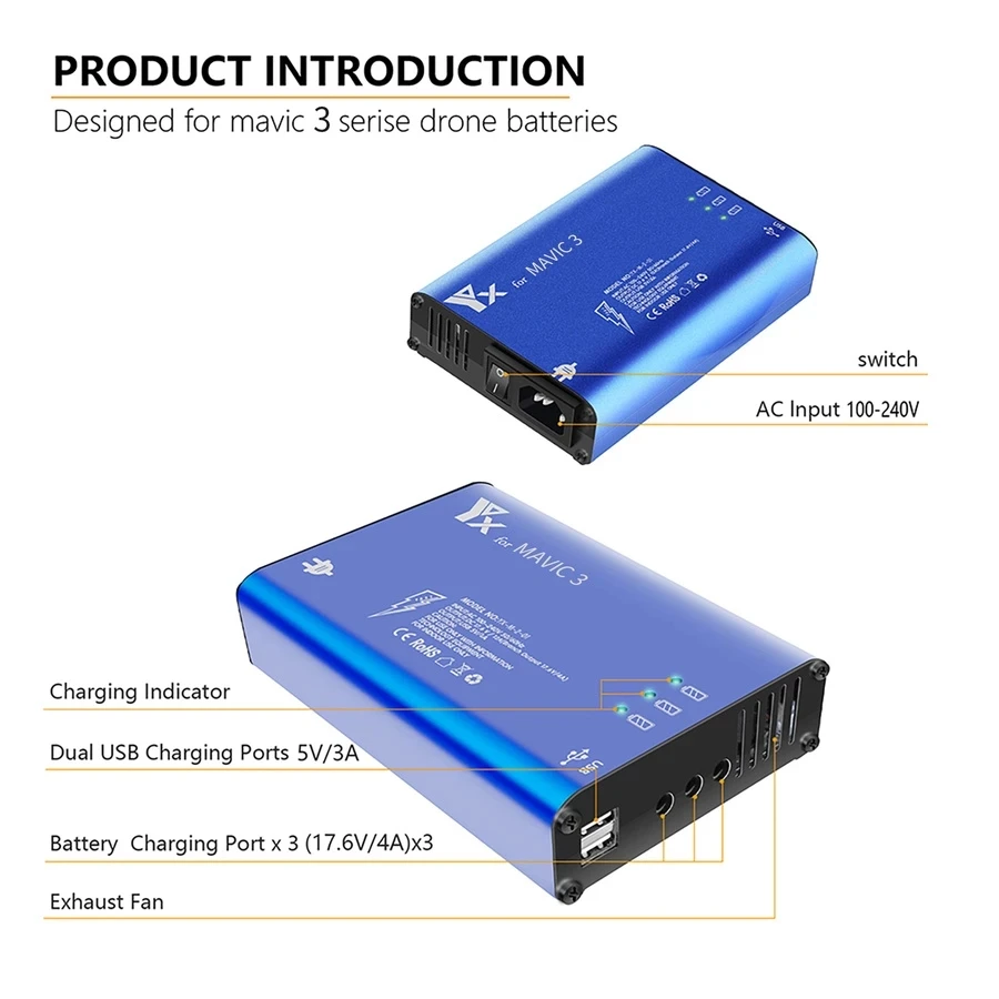 Battery Charger Hub 5in1 Charg - Drone Battery Smart review and price