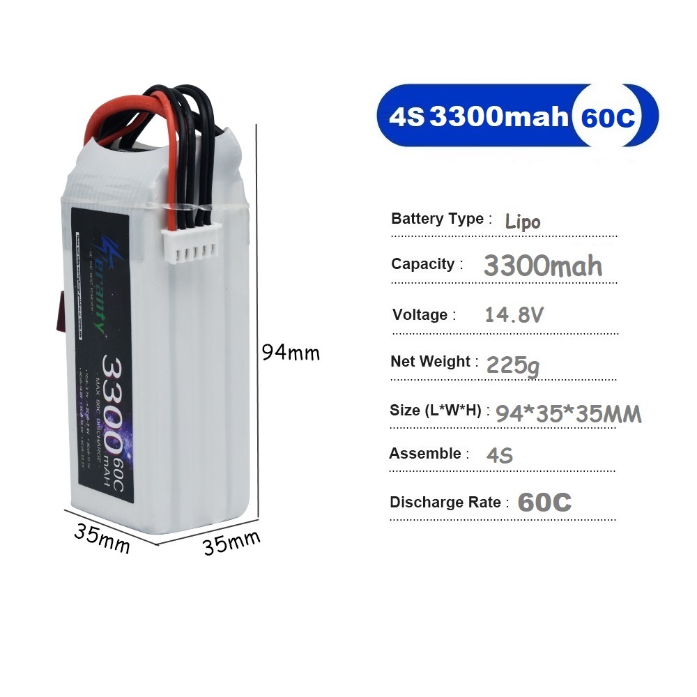 LiPo Rechargeable Battery 4S 3 - Drone Battery Lipo review and price