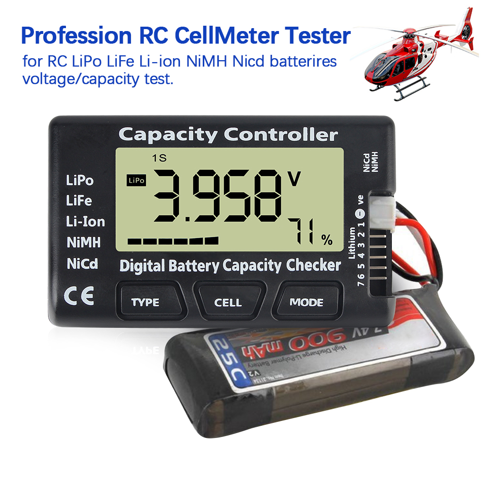 CellMeter 7 Battery Voltage Ca - Drone Battery Voltage Checker review and price