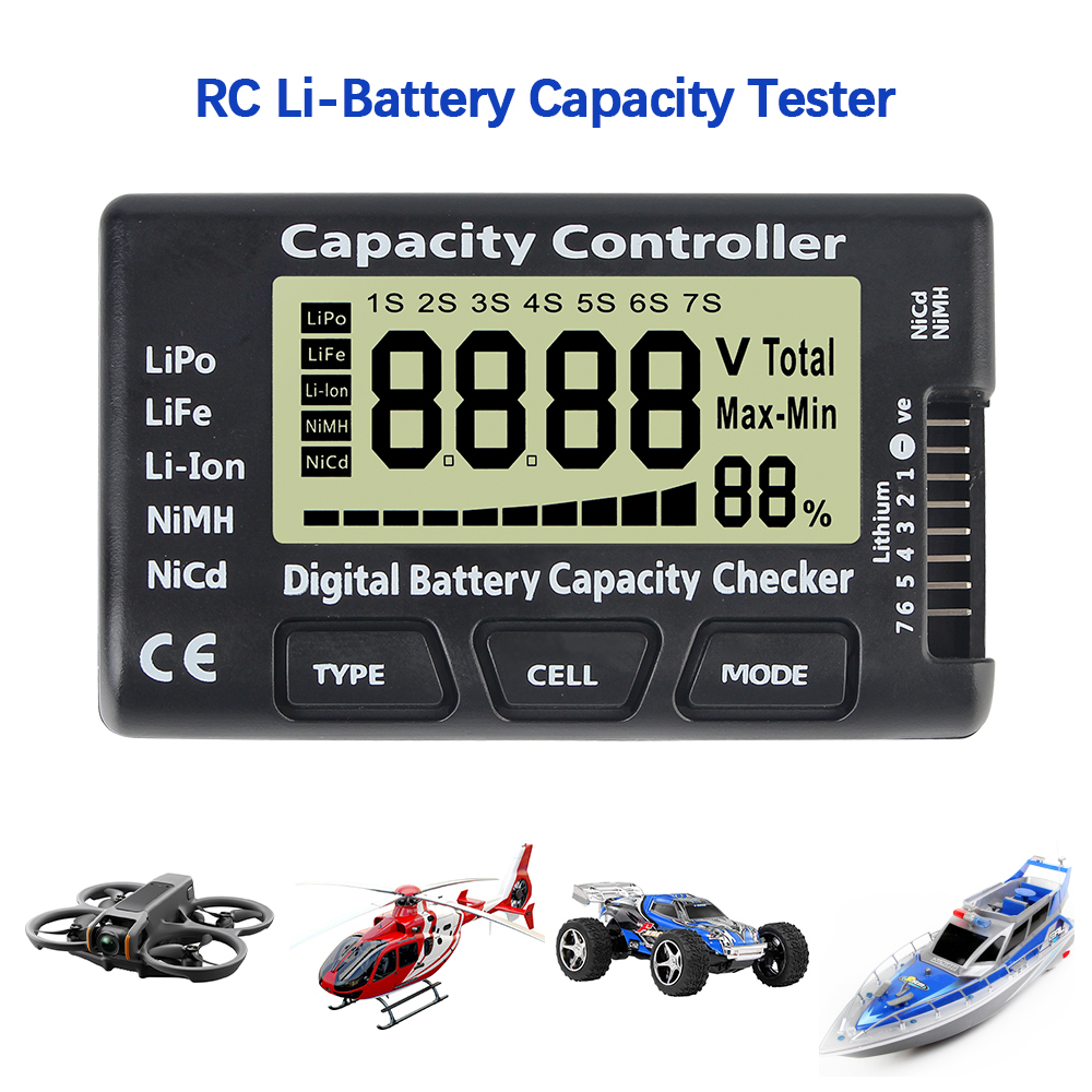 For Li-ion LiFe Nimh Nicd Lipo - Drone Battery Voltage Checker review and price