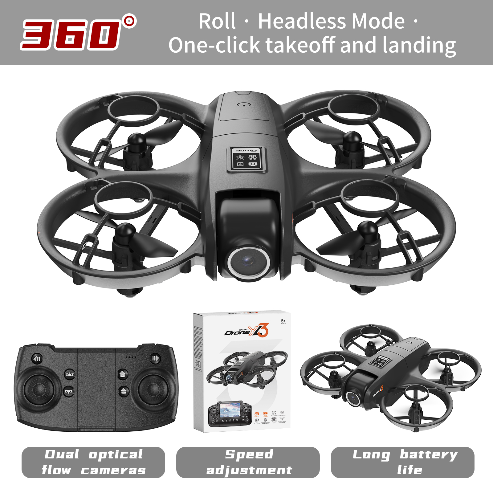 YL3 Remote-Controlled Drone wi - Drone Battery Box review and price
