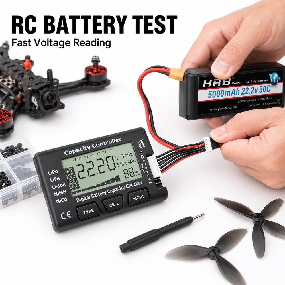 Battery Capacity Checker Digit - Drone Battery Voltage Checker review and price