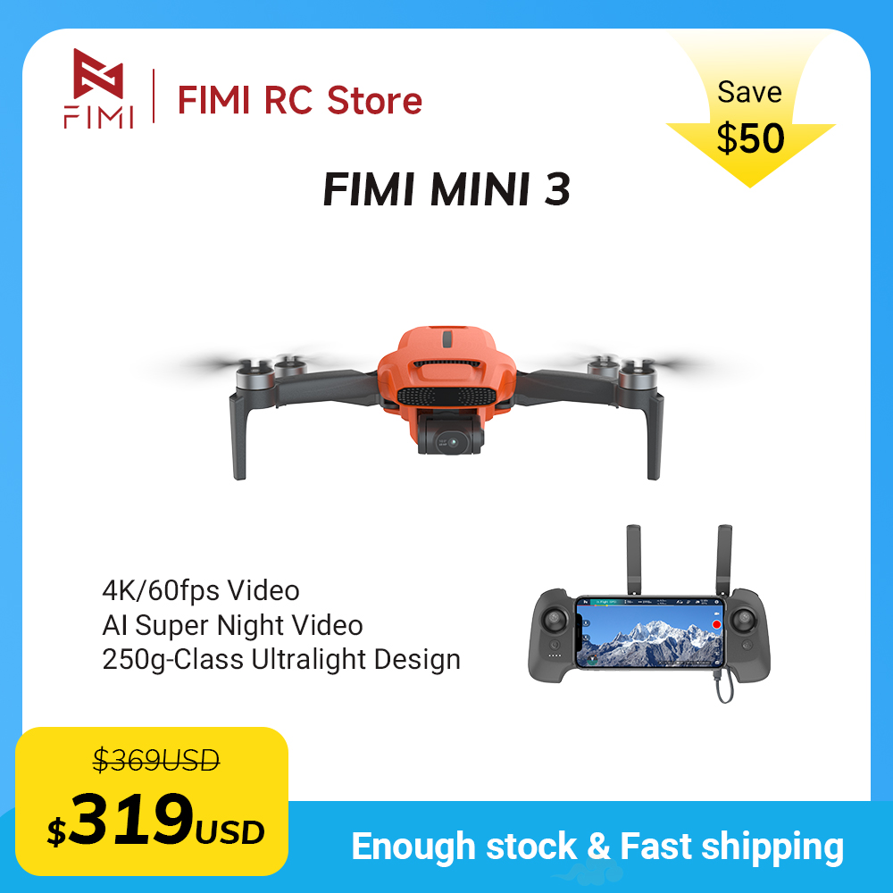 FIMI MINI 3 Camere drone 4K 60 - Drone Battery Li-Ion review and price