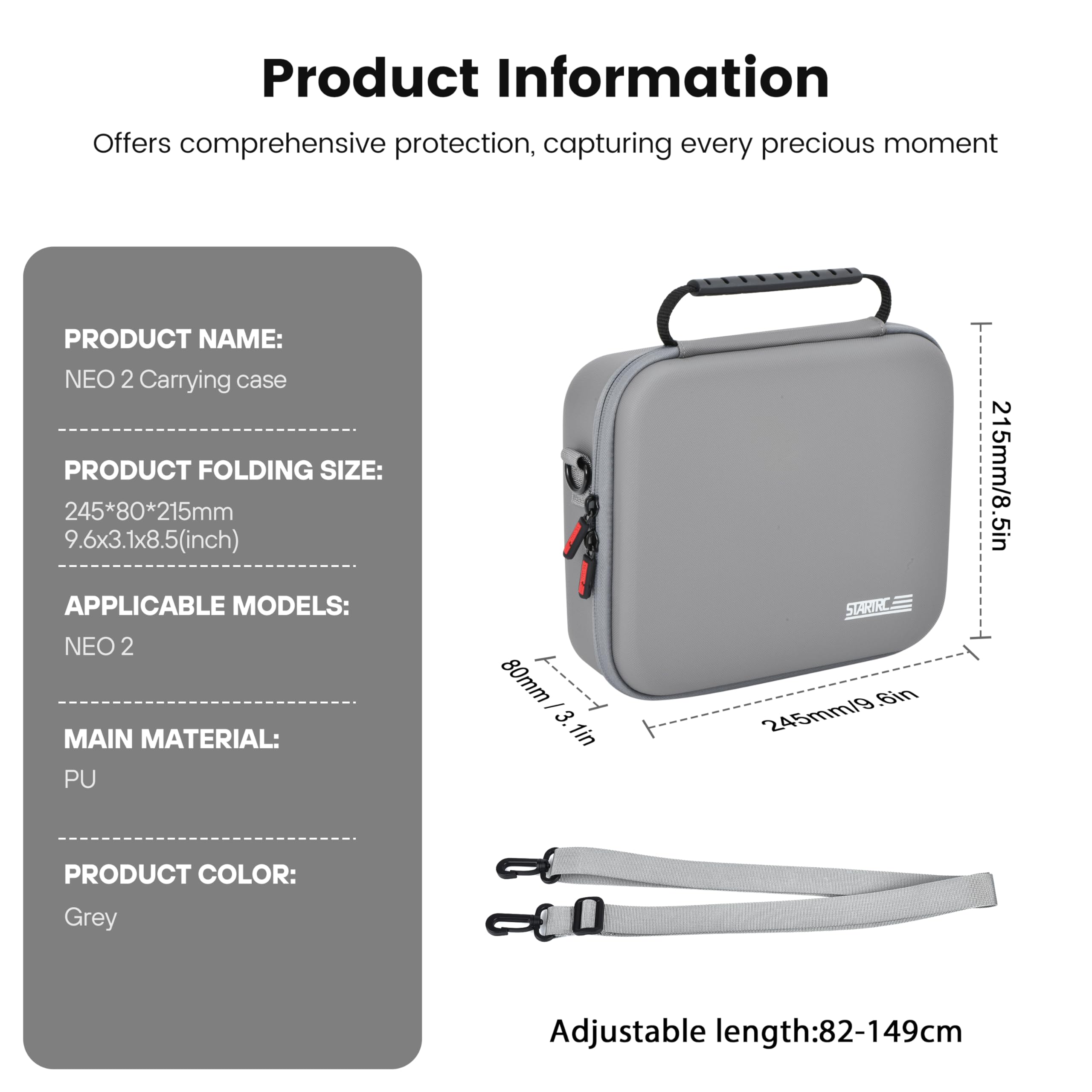 Neo 2 Portable PU Shoulder Bag - Drone Battery Bag review and price