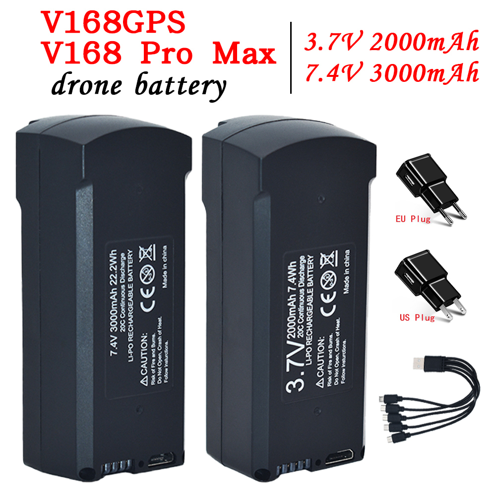 GPS V198 7.4V 3000mAh Battery  - Drone Battery Lipo review and price